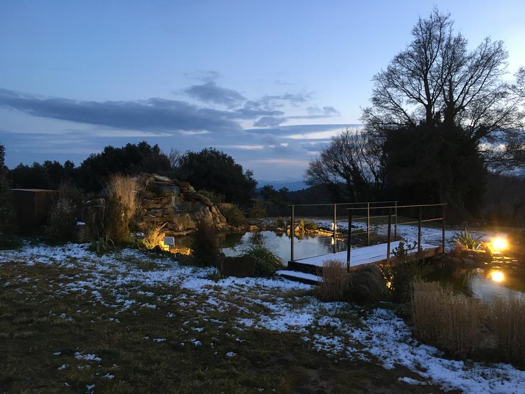 Hotel Restaurante El Ventos Sant Feliu De Pallerols Luaran gambar