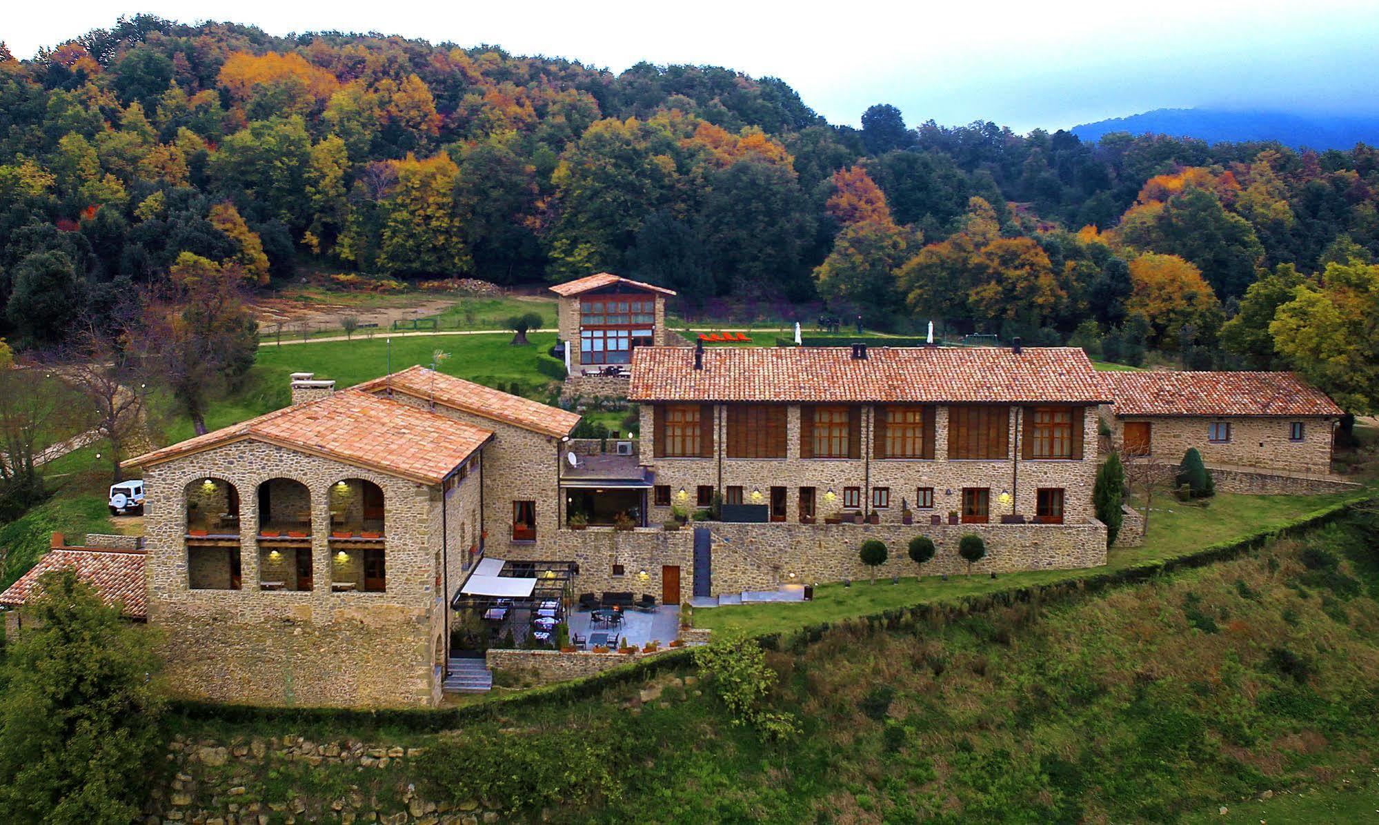 Hotel Restaurante El Ventos Sant Feliu De Pallerols Luaran gambar