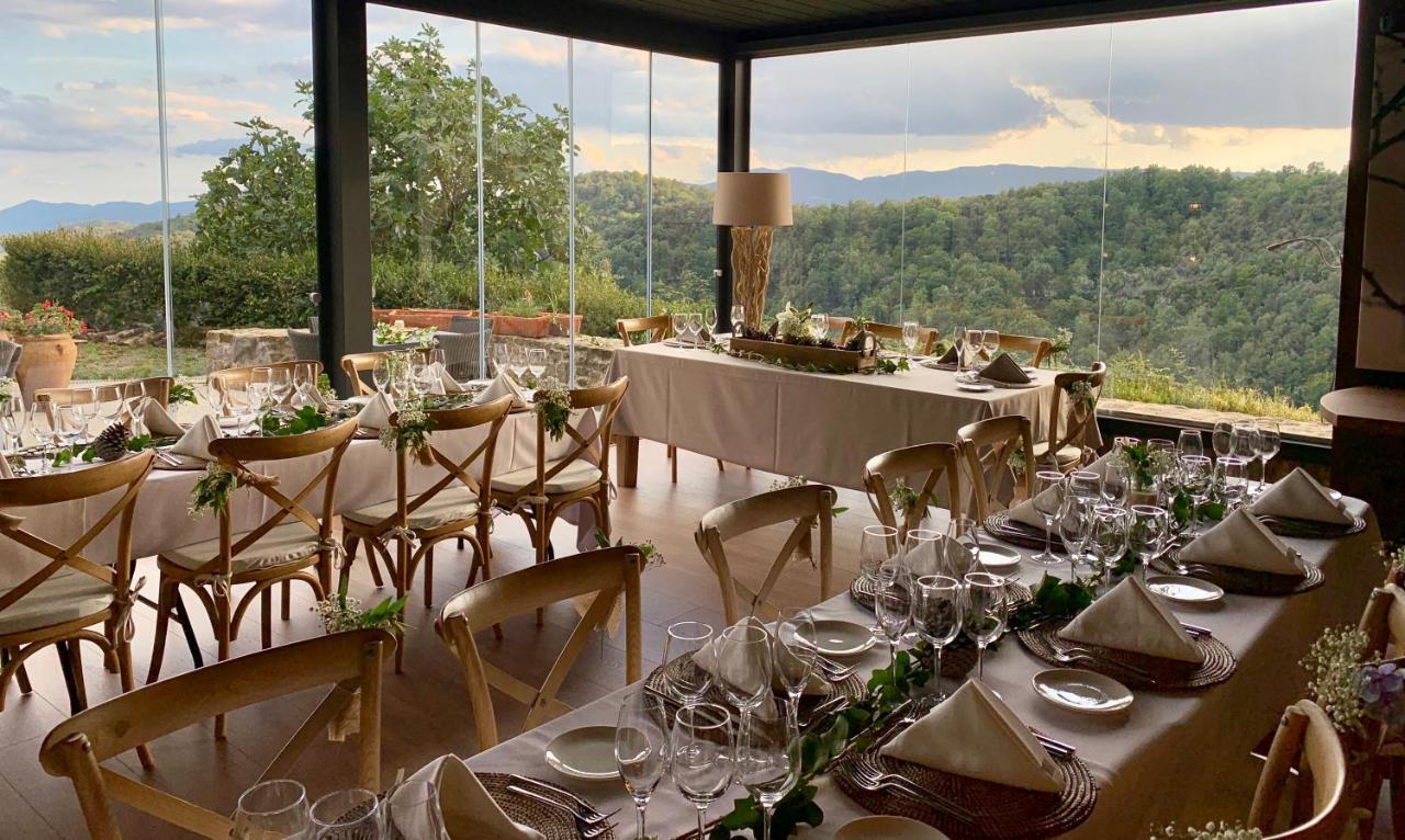 Hotel Restaurante El Ventos Sant Feliu De Pallerols Luaran gambar