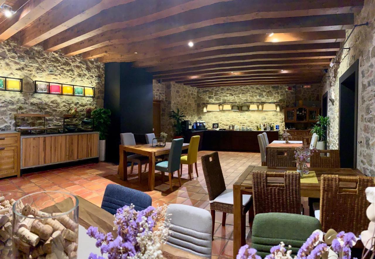 Hotel Restaurante El Ventos Sant Feliu De Pallerols Luaran gambar